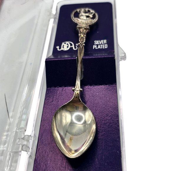 San Diego Zoo Silver Plated Souvenir Spoon Koala Royal Poland Collectible - Picture 1 of 8